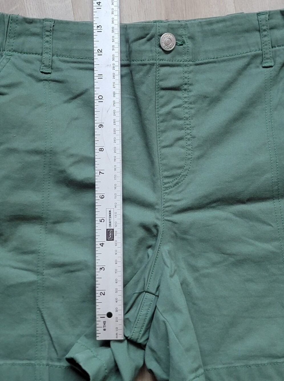 GLORIA VANDERBILT Casual Women's Green Shorts - Picture 10 of 10
